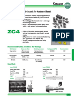 Hc2 Zc4: Aluminum Oxide - Tic Ceramic For Hardened Steels
