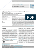 Improvement of Pressurized Flushing Efficiency by Installing A Single Pileupstream of The Orifice