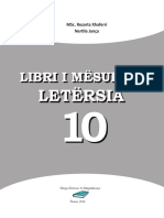 Libër Mësuesi Letërsi 10 PDF