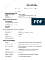 Silicone Fluid, 5000 CP: Safety Data Sheet