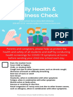 Pts Daily Health & Wellness Check