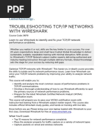 Troubleshooting Tcp/Ip Networks With Wireshark