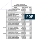 PALMA Y TRABAJO S.A.S. afiliados fondos empleados