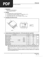 TPC8129 TPC8129 TPC8129 TPC8129: Mosfets Silicon P-Channel MOS (U-MOS )