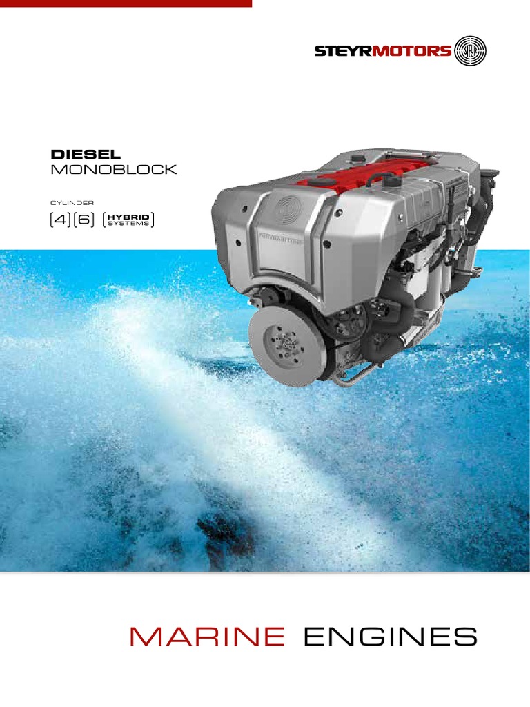 Steyr Marine Diesel Engine Overview | PDF | Marine Propulsion | Engines