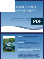 KONSEP DAN DEFENISI GEOGRAFI PARIWISATA Kel 1