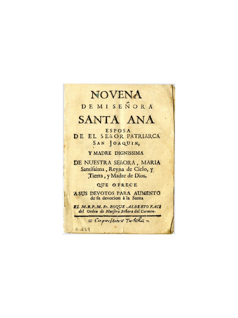 BDAMH-0026 Novena A Santa Ana | PDF | María, madre de Jesús | Mitología