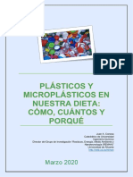 Microplasticos en Mi Dieta Juan A Conesa