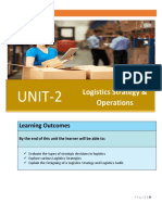 Logistics Strategy & Operations