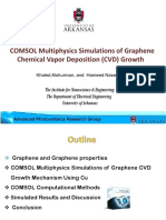 COMSOL Multiphysics Simulations of Graphene Chemical Vapor Deposition (CVD) Growth