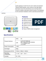 ZXHN H298N Broadband Access CPE Datasheet