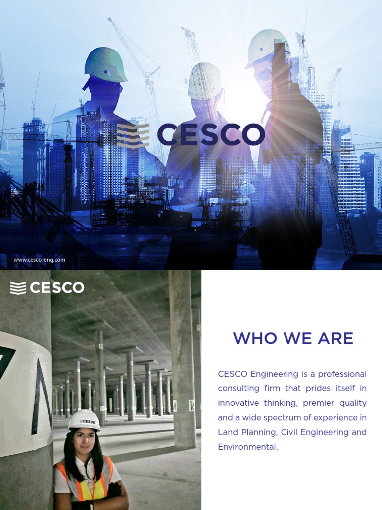 CESCO Engineering: Civil & Environmental Experts | PDF | Unmanned ...