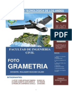 Trabajo de Investigacion Fotogrametria PDF