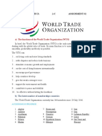  World Trade Organization Identification Assignment