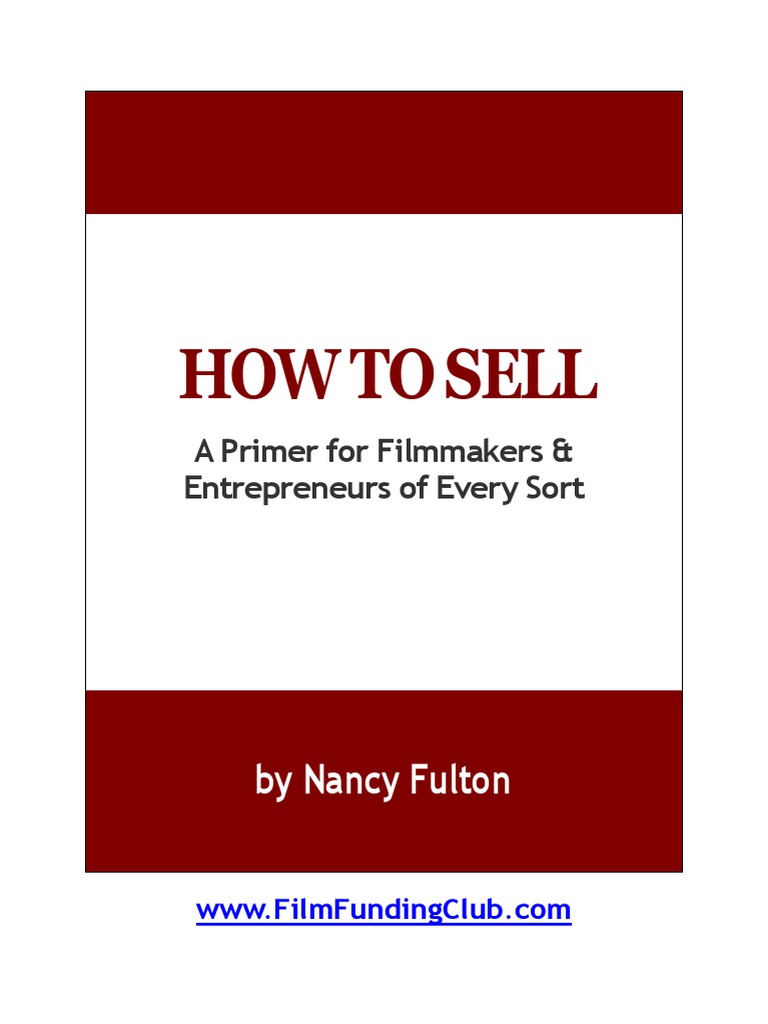 How To Sell A Primer | PDF | Marketing | Business