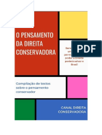 Canal Direita Conservadora - O Pensamento Da Direita Conservadora 2020 PDF