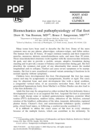 Biomechanics and Pathophysiology of Flat Foot