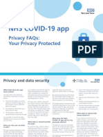 Nhs Covid-19 App: Privacy Faqs: Your Privacy Protected