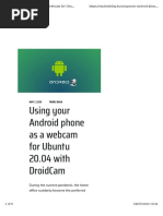 Using Your Android Phone As A Webcam For Ubuntu 20.04 With DroidCam - Random Blog