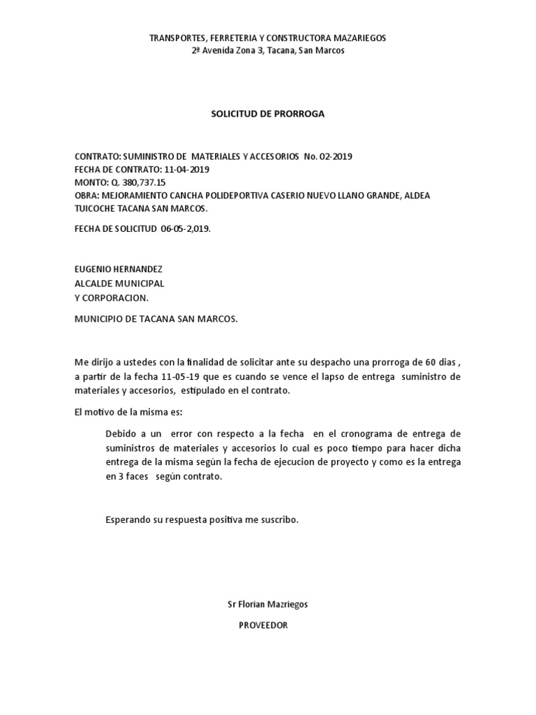 PRORROGA | PDF