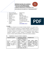 SÍLABO Estadistica y Probabilidad - Ing. Civil VAC 2020