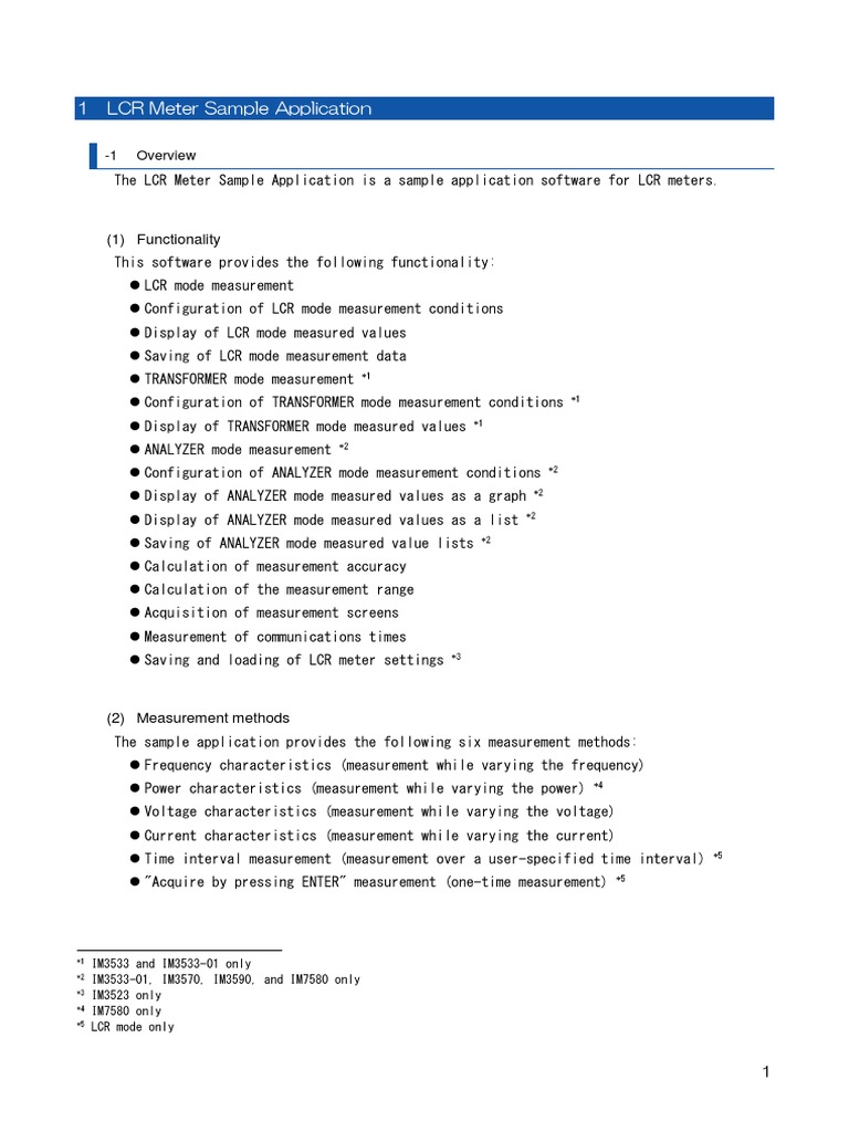 LCR Meter Sample Application Overview | PDF | 64 Bit Computing ...