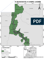 Mapa Ruta Bogotá A Campo Jazmin