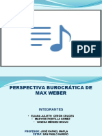 Perpectiva Burocratica Max Weber