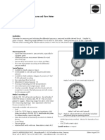 Indicator 160 Ø PN 50: T 9519 EN Media 5 Differential Pressure and Flow Meter