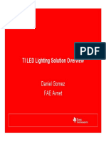 TI LED Lighting Solution Overview: Daniel Gomez FAE Avnet