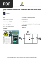 Simple Autorange Capacitor Tester / Capacitance Meter With Arduino and by Hand