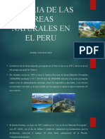 Historia de Las Areas Naturales en El Peru