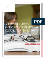 College Reading Secrets