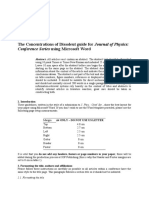 Example Word Document Template