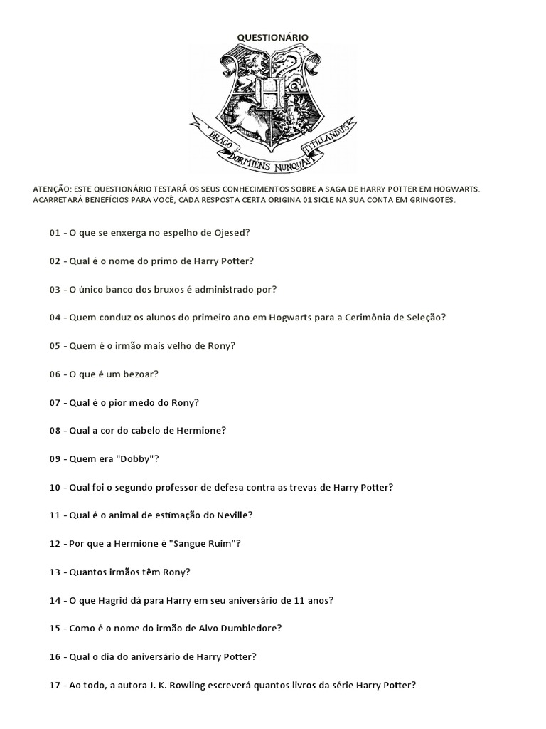 Poções em Harry Potter - Wikipedia, PDF, Harry Potter