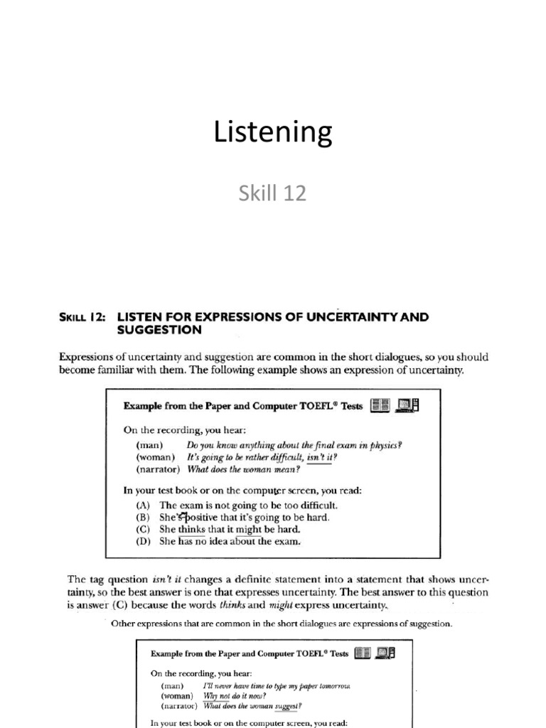 Skill 12 | PDF
