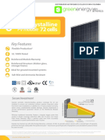 Ficha Tecnica Up Solar US 72 Cels 300-310 Pos PDF