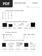 Initial TEST 1