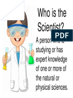 Who Is The Scientist