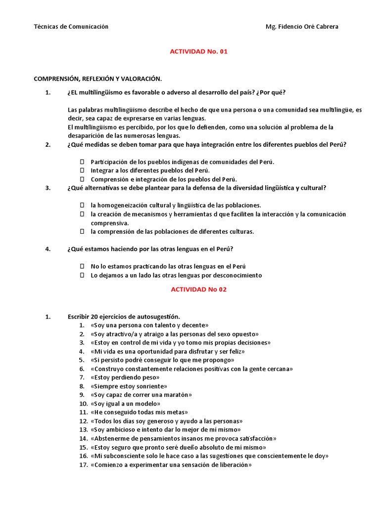 ACTIVIDAD de T - C-JHUNIOR | PDF | El comercio internacional | Comercio