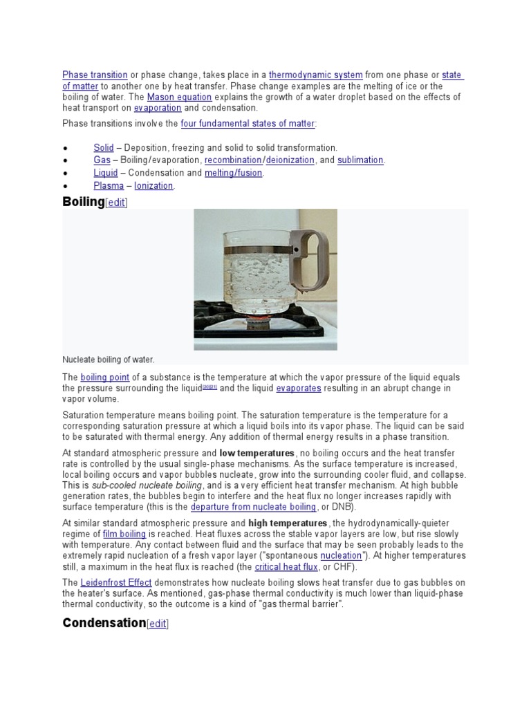 Boiling: Nucleate Boiling of Water | Download Free PDF | Heat Transfer ...