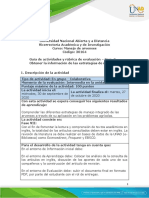 Guía de actividades y rúbrica de evaluación - Unidad 3 - Paso 3 - Obtener la información de las estrategias de manejo.pdf