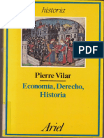 VILAR - PIERRE - Economia Derecho Historia