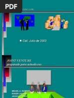 diapositivas joint venture