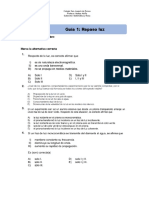 Guía 1 Repaso Luz