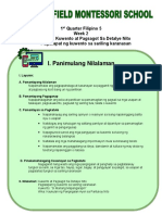 Filipino 5 Week 2 PDF