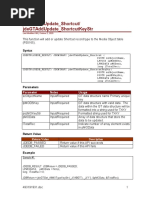 jdeGTAddUpdate_Shortcut