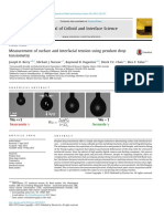 Pendantdropmethod