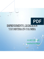 Emprendimiento, Legislación y Ecosistema en Colombia