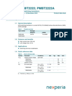 PMBT2222 PMBT2222A: 1. Product Profile